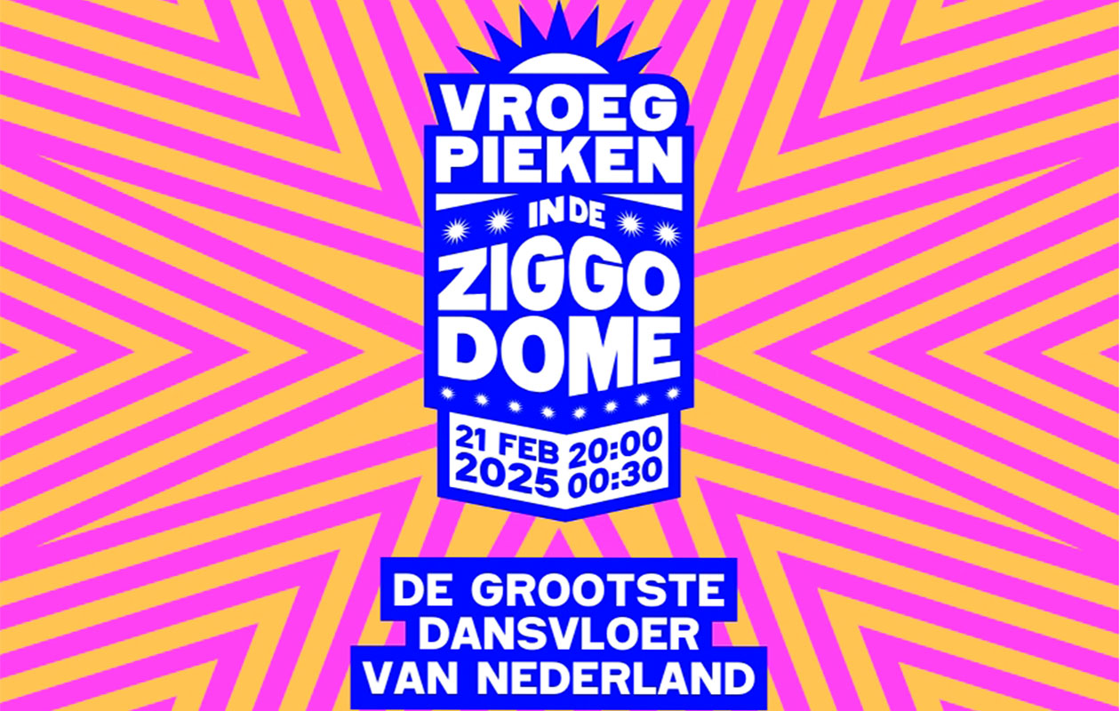 Ticket Vroeg Pieken Ziggo Dome 21 februari 2025 (2p.)