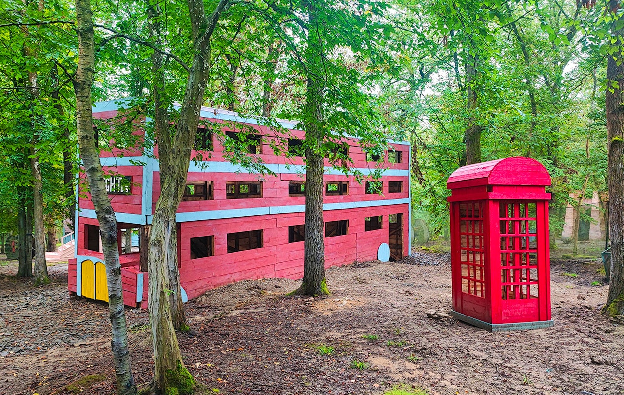 Laser Paintball op een kasteeldomein in België (10p.)
