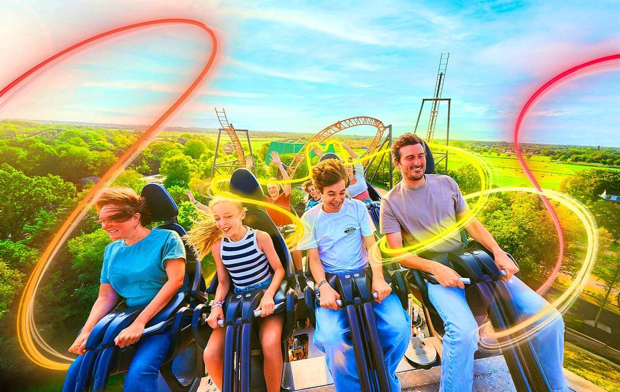 Billet Bobbejaanland en Belgique (2p.)