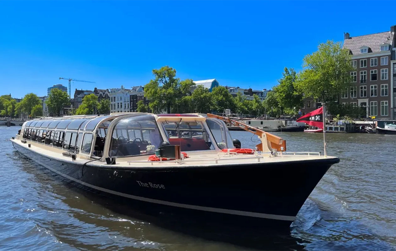 Rondvaart door Amsterdam met Amsterdam Boat Cruises (2p.)