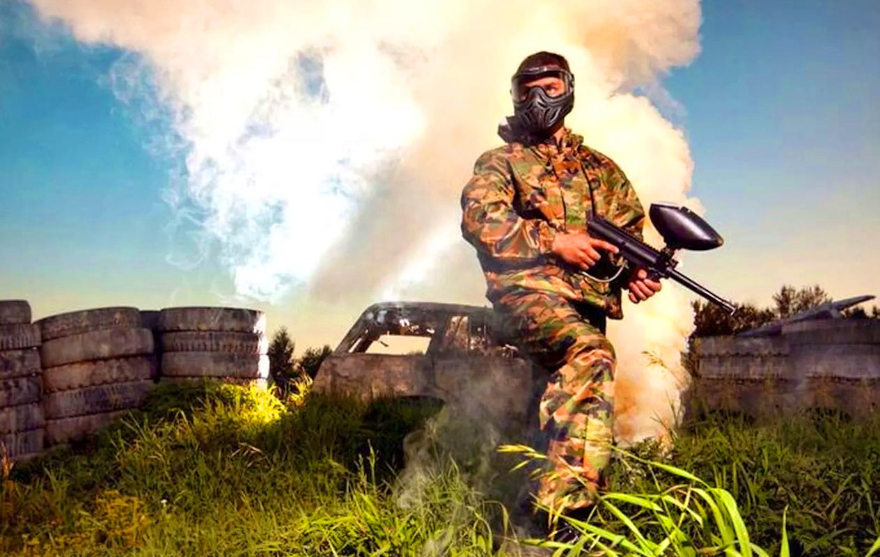 Indoor paintball in Rotterdam (8 - 12 p.)