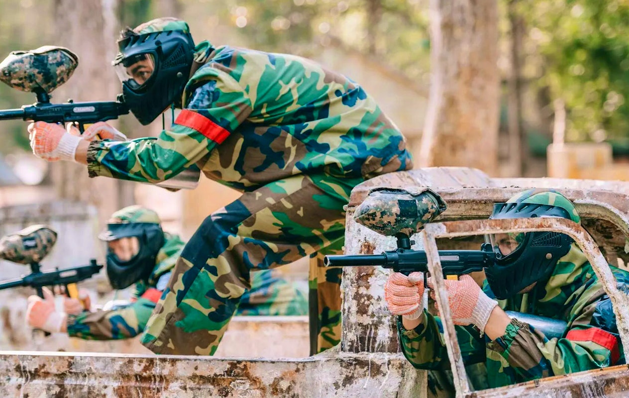 Indoor paintball in Rotterdam (8 - 12 p.)