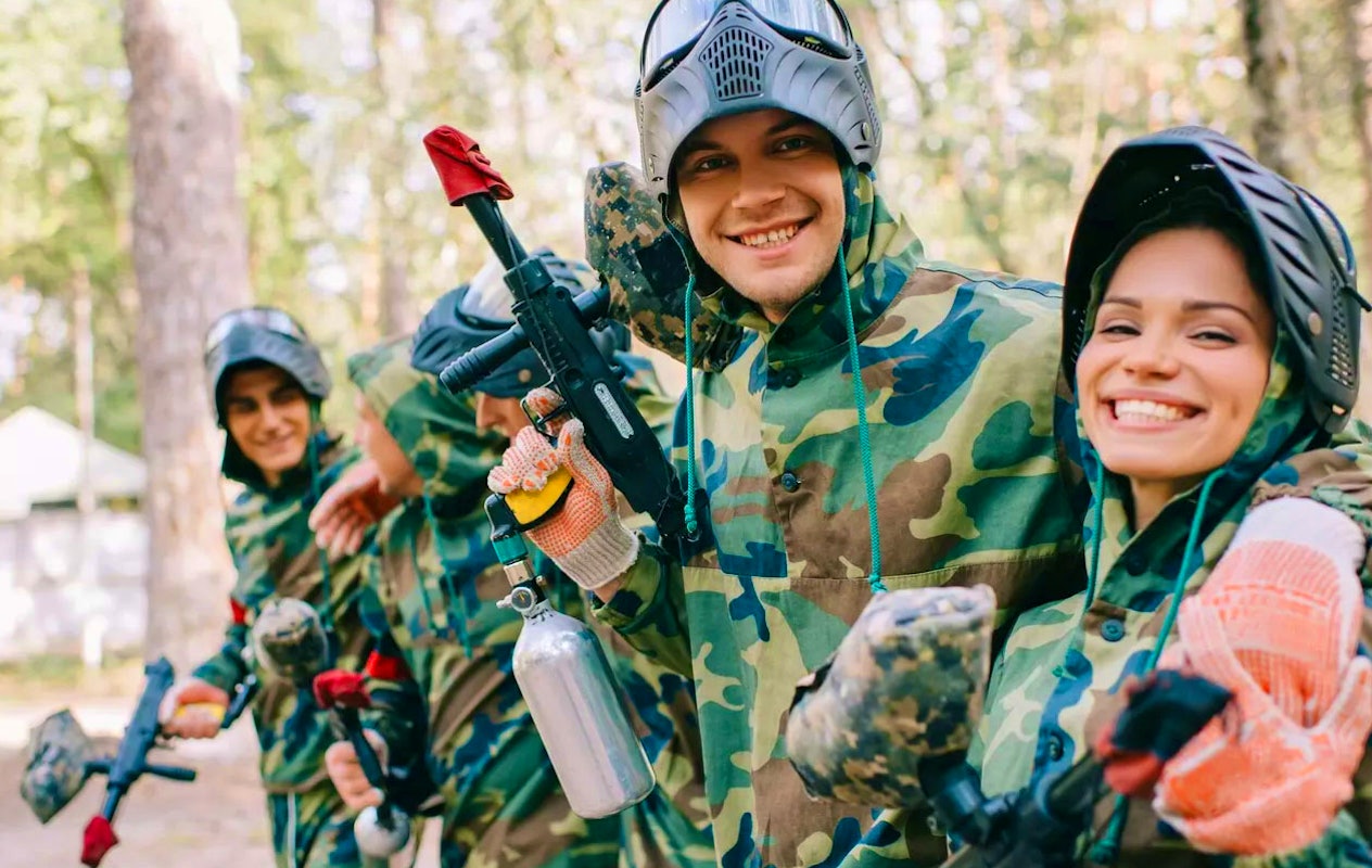 Indoor paintball in Rotterdam (8 - 12 p.)