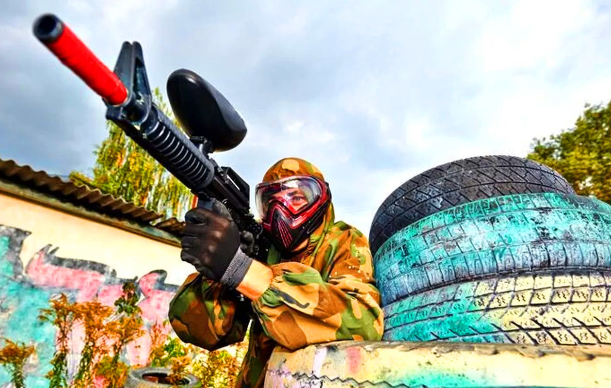 Indoor paintball in Rotterdam (8 - 12 p.)
