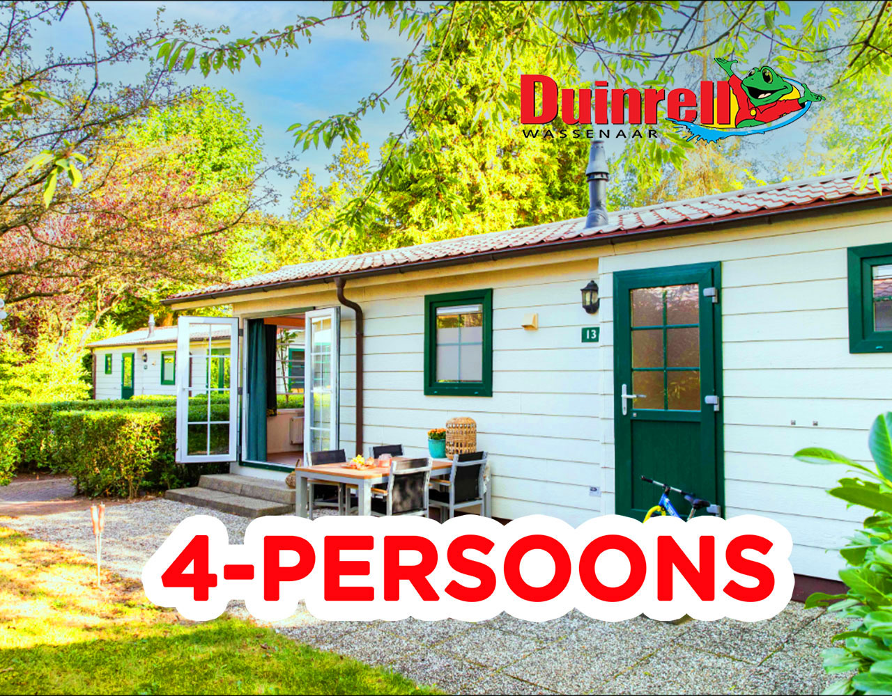 Een weekend in een 4-persoons Comfort Duingalow op Vakantiepark Duinrell!