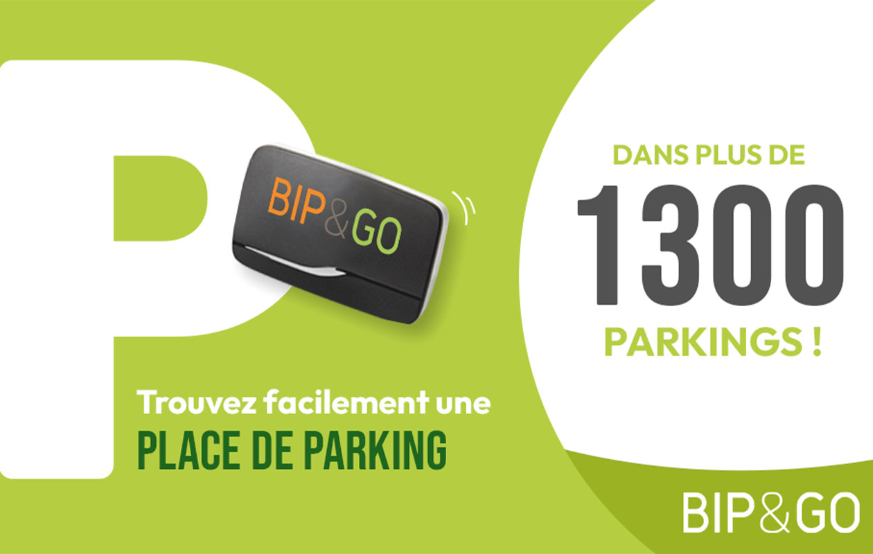 Bip&Go-tolbadge met 6 maanden abonnement