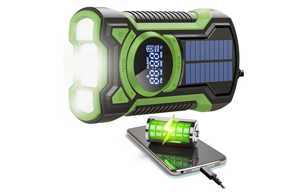 Dutch Wanted noodradio solar powerbank