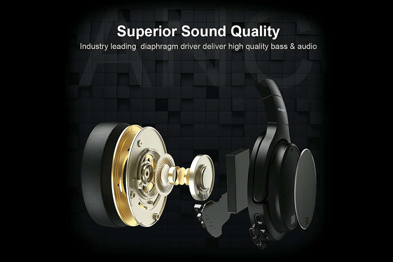 Hyundai Electronics - Koptelefoon Solitude - Draadloos - Noise-cancelling