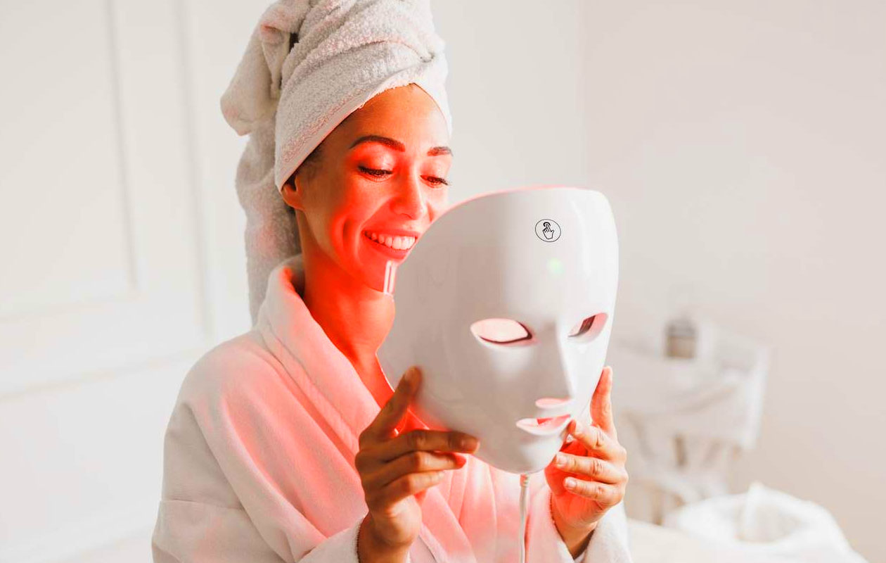 Gezichtsmasker met lichttherapie MOSS (7 modi)