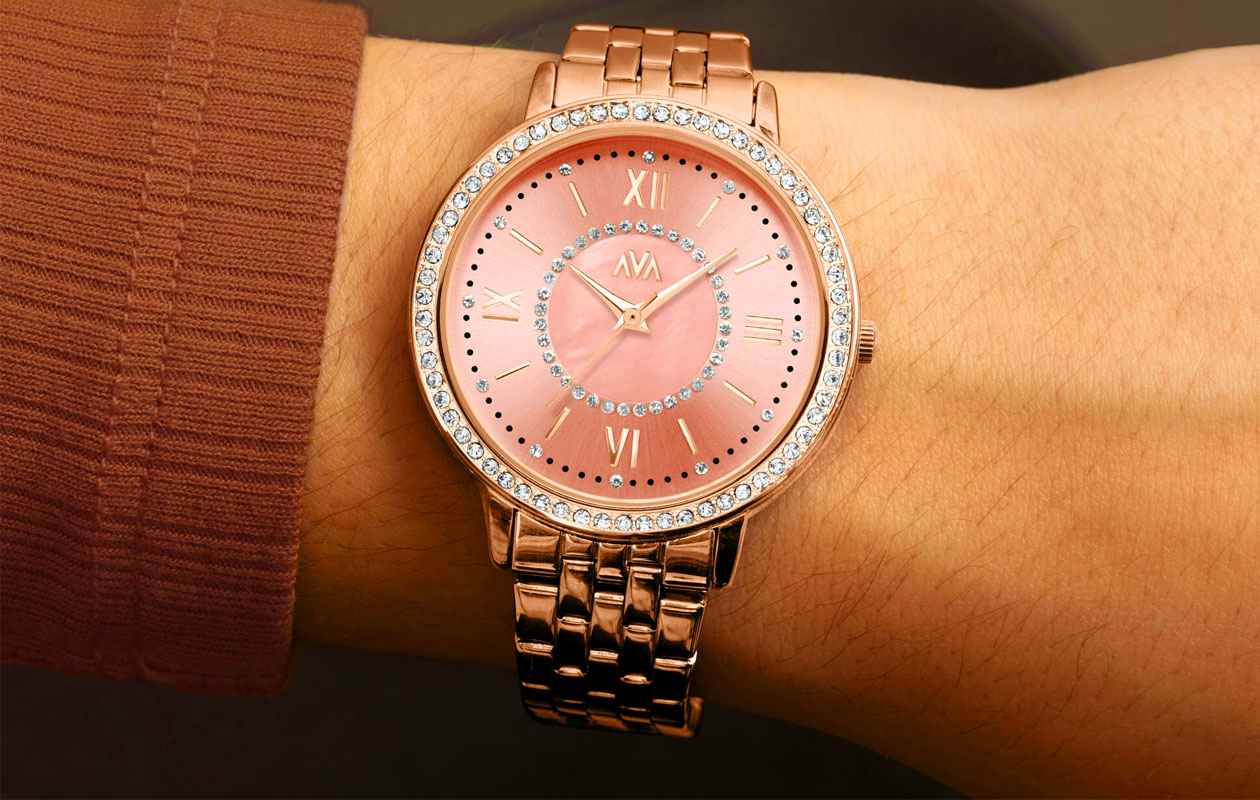 Vrouwen horloge rosé goud