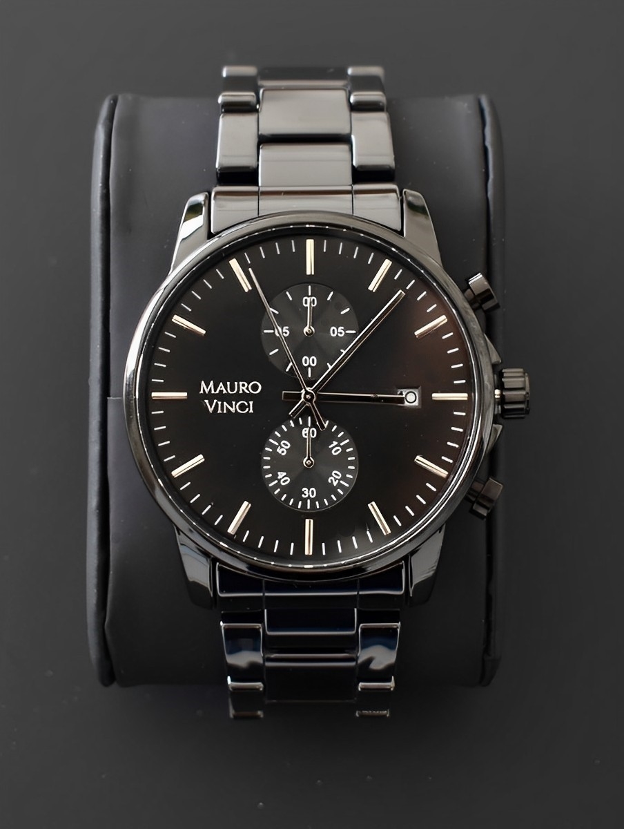 Horloge zwart Mauro vinci keramisch / staal hybrid