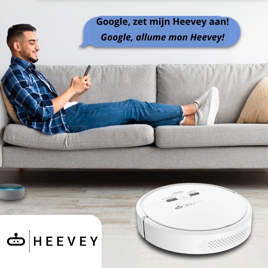 Heevey Robotstofzuiger met dweilfunctie