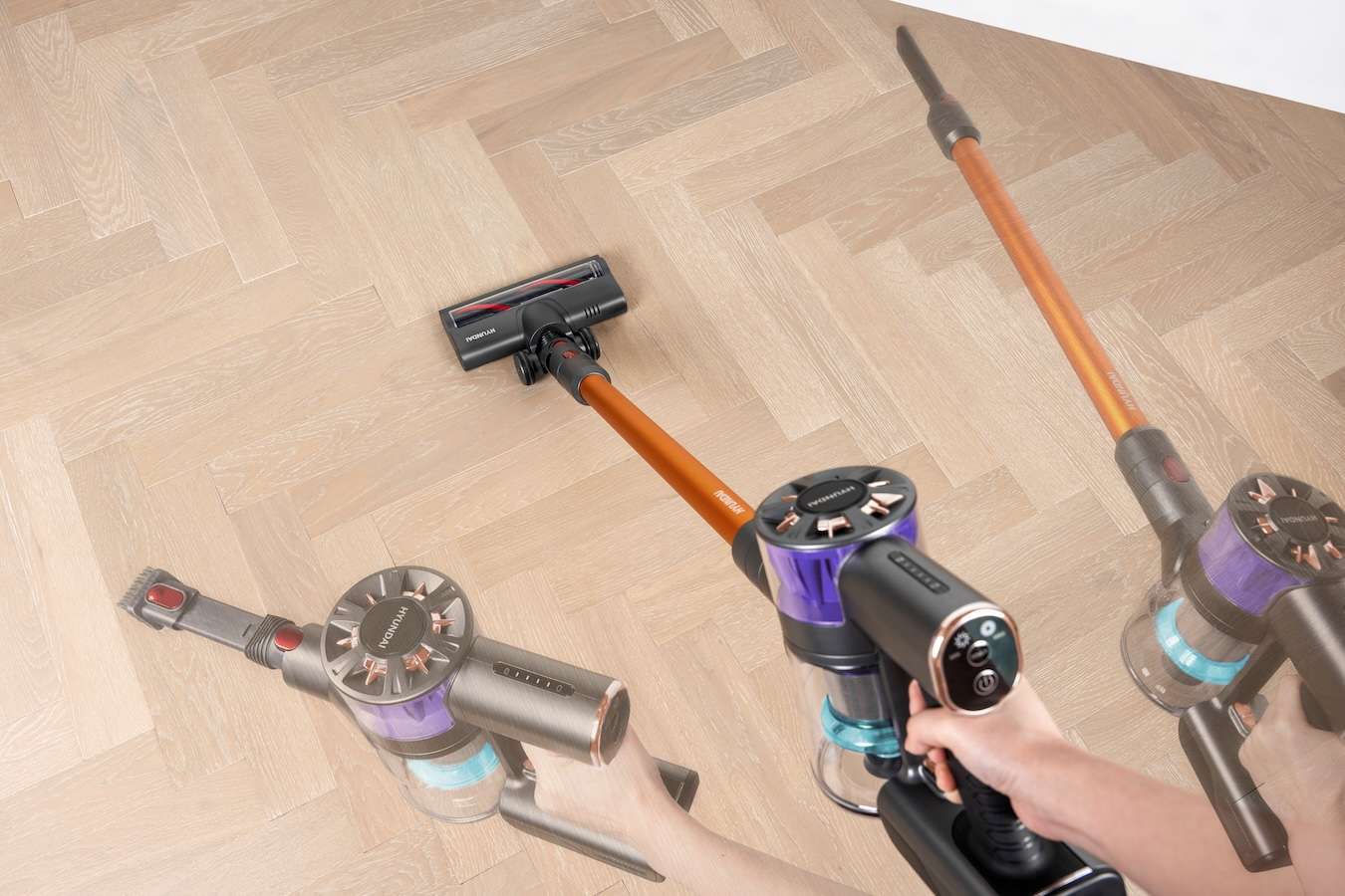 Draadloze steelstofzuiger