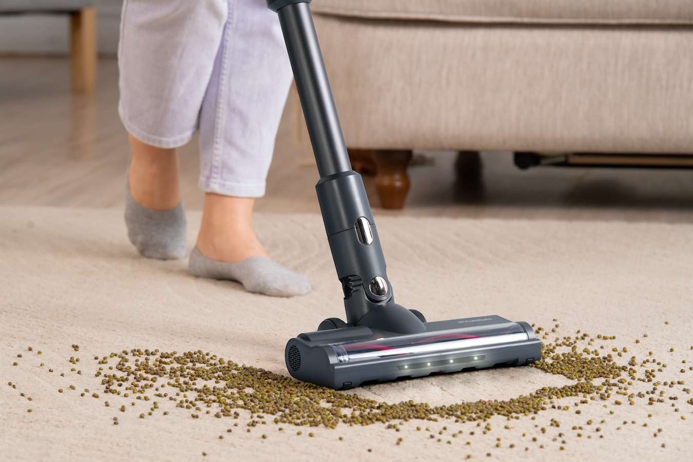 Steelstofzuiger - 120W - Met dweilmodule en knikstang