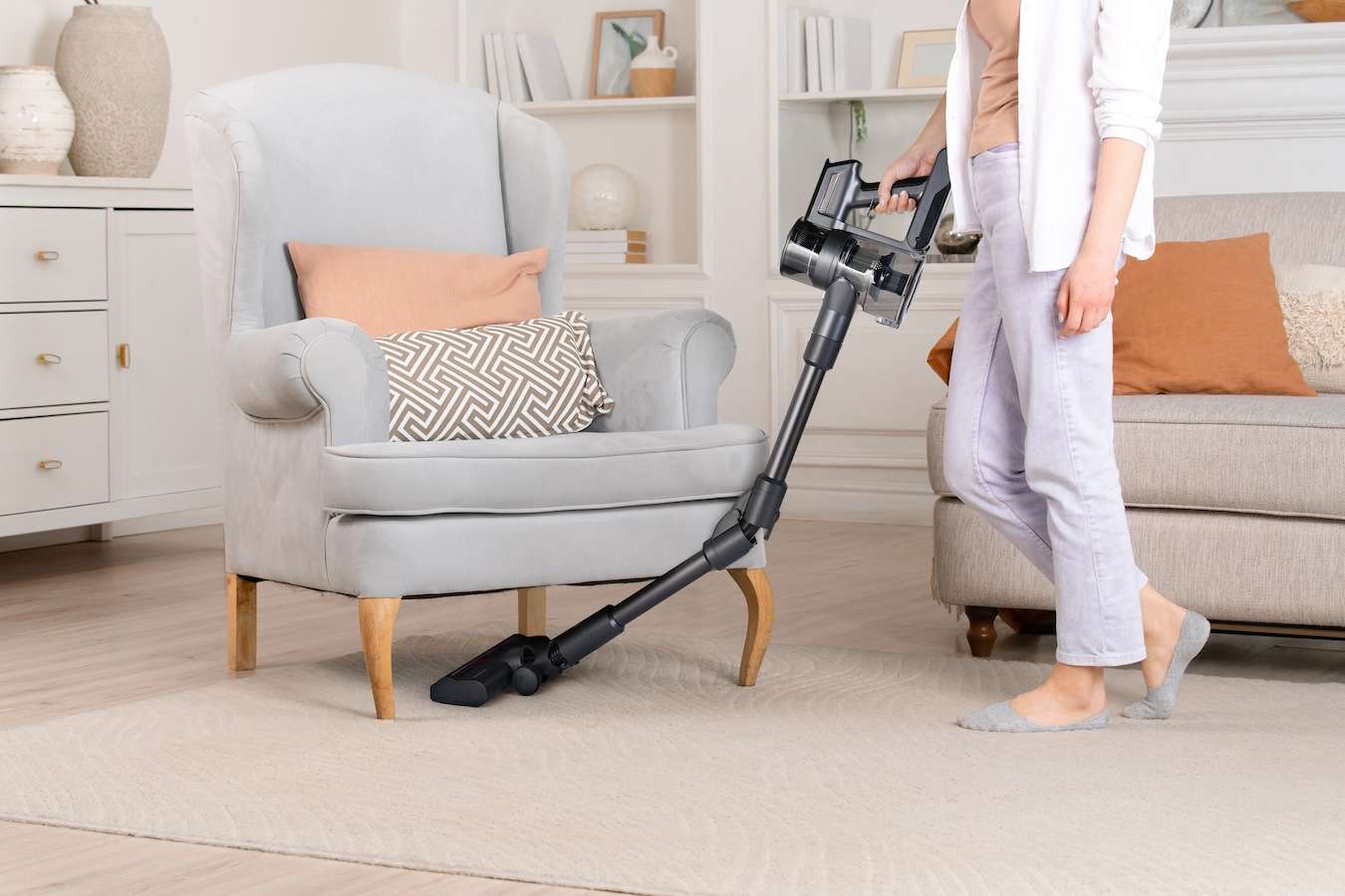 Steelstofzuiger - 120W - Met dweilmodule en knikstang