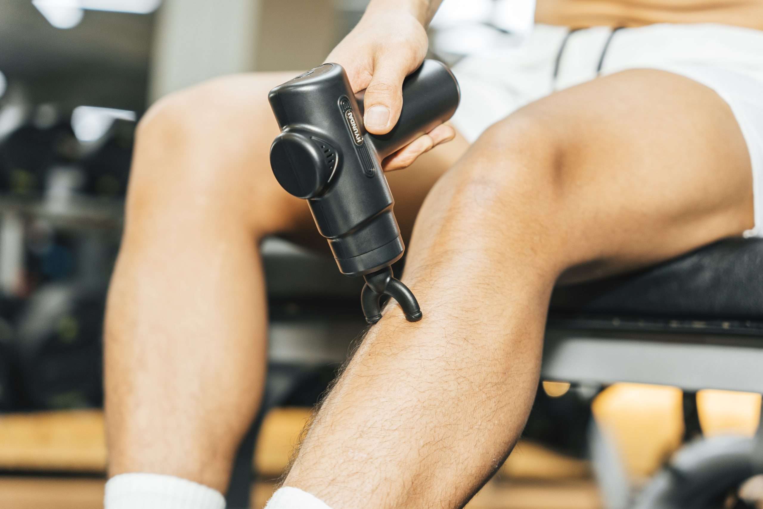 Hyundai Electronics massage apparaat met 4 opzetstukken en massageband