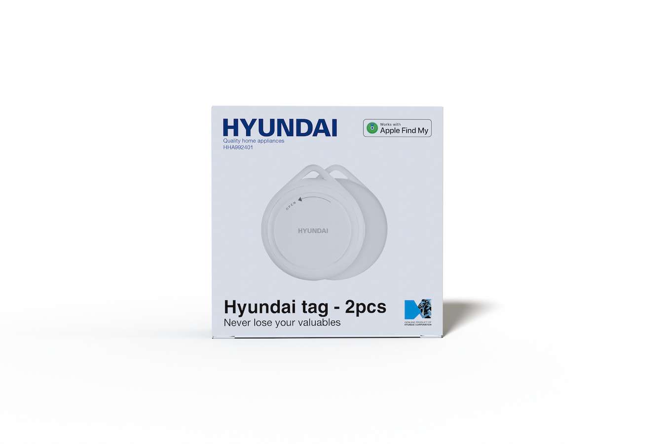 Hyundai Electronics slimme finder tags voor iOS