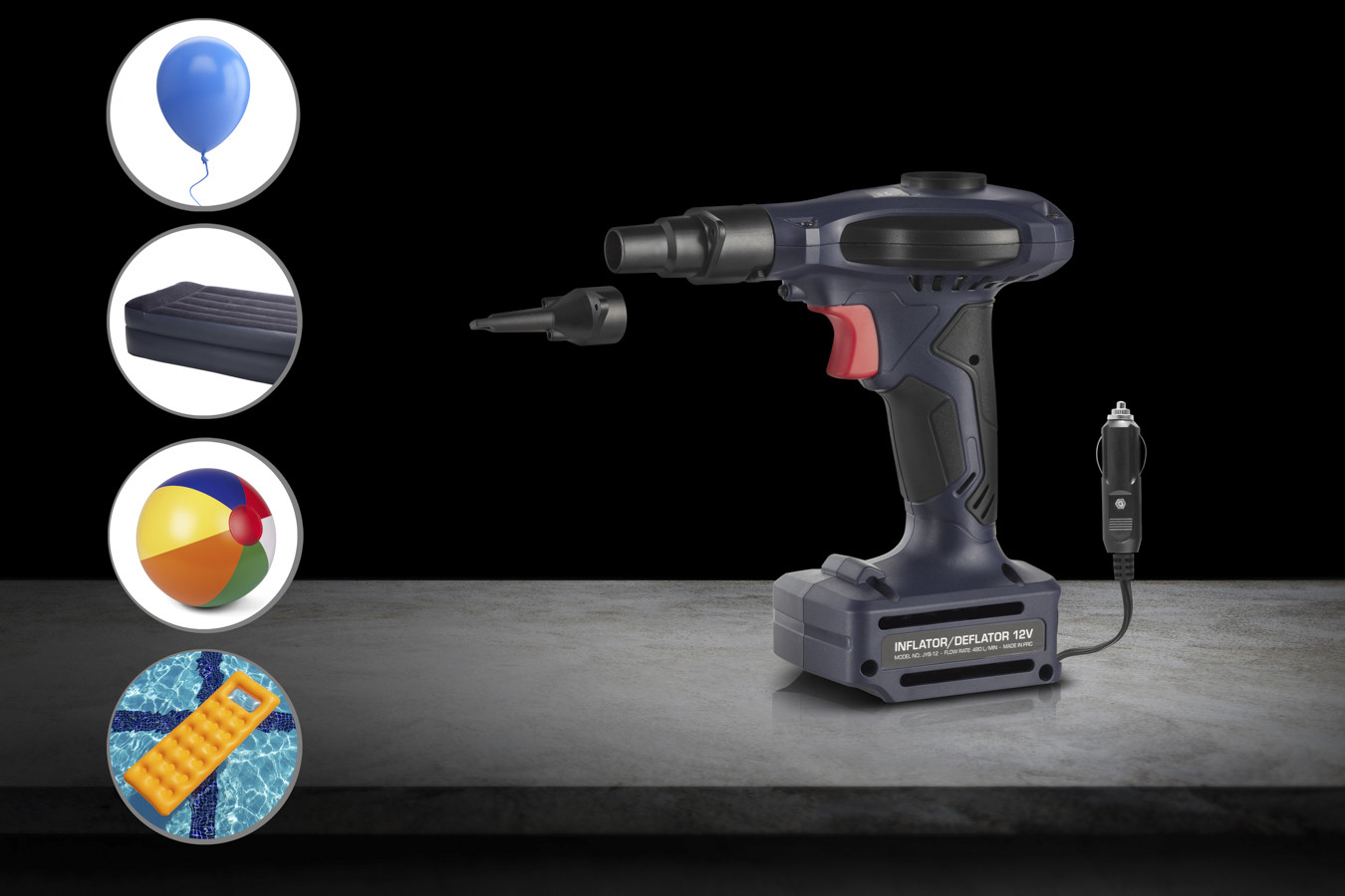 Compressor met vacuum functie 12V