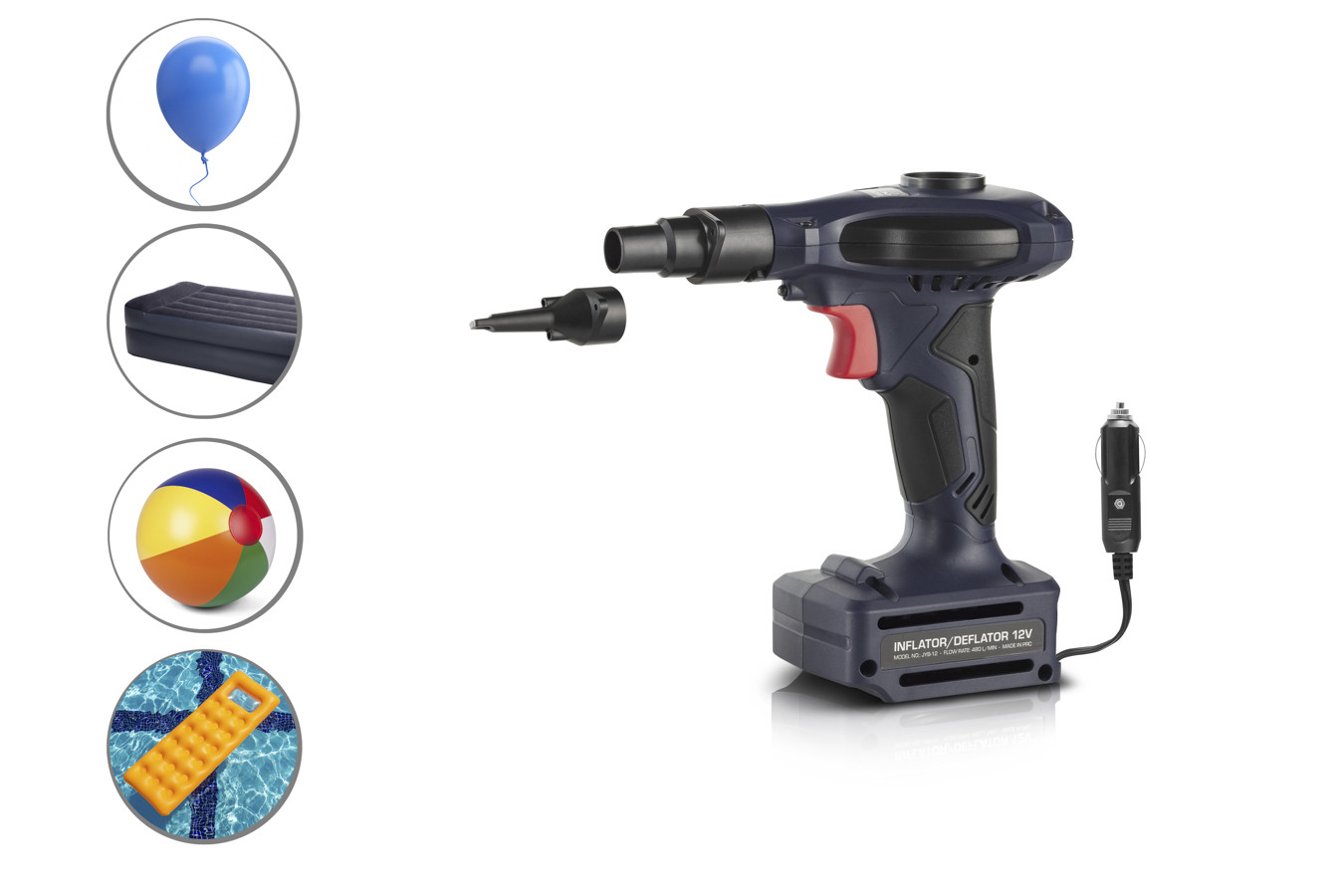 Compressor met vacuum functie 12V