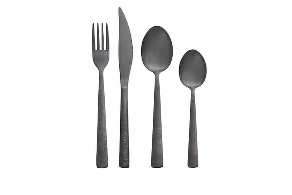 24-delige bestekset van Buccan (mat zwart)