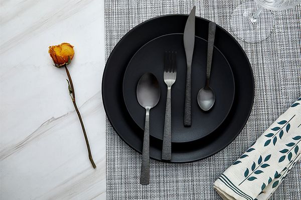 24-delige bestekset van Buccan (mat zwart)