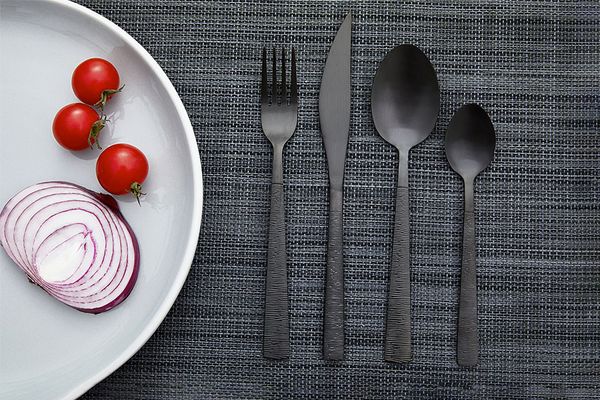 24-delige bestekset van Buccan (mat zwart)