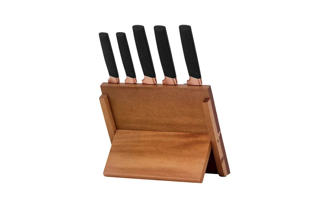 Buccan Cooking – Set de 6 couteaux avec support magnétique
