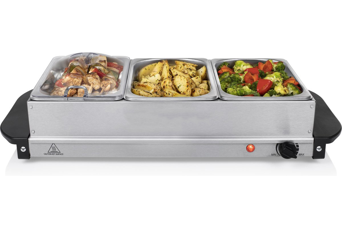 XL Buffetwarmer 3 bakken