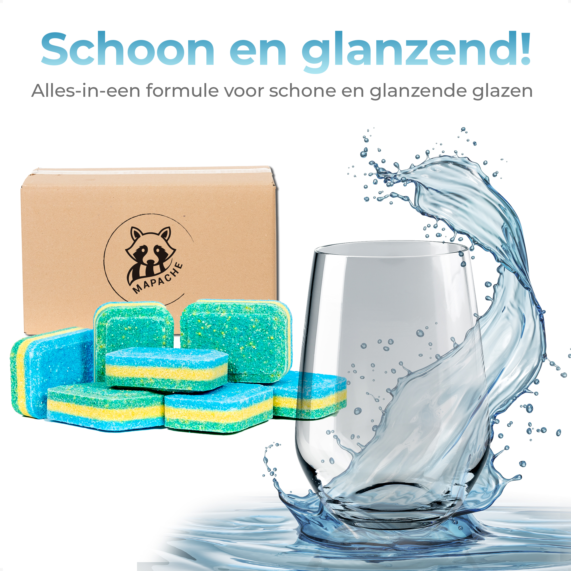 Mapache vaatwastabletten 365 stuks voordeelverpakking