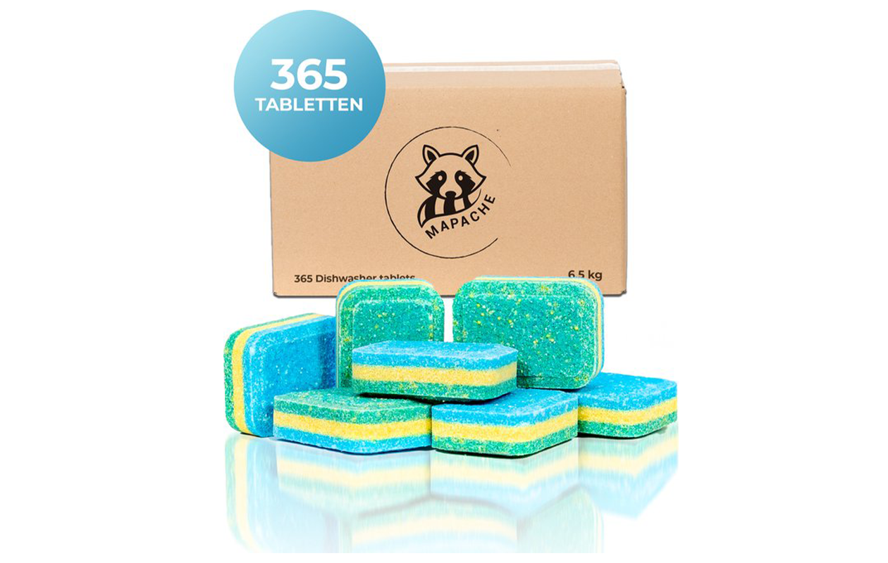 Mapache vaatwastabletten 365 stuks voordeelverpakking