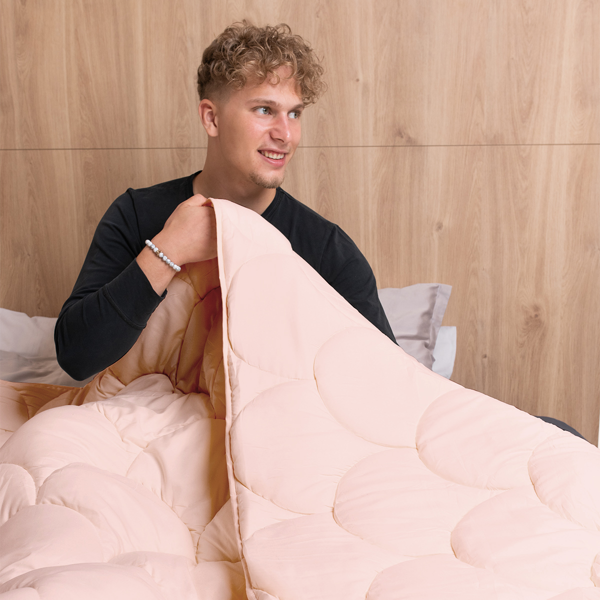 Microvezel Dekbed Eazy  Pink/Pink - 240x200 cm