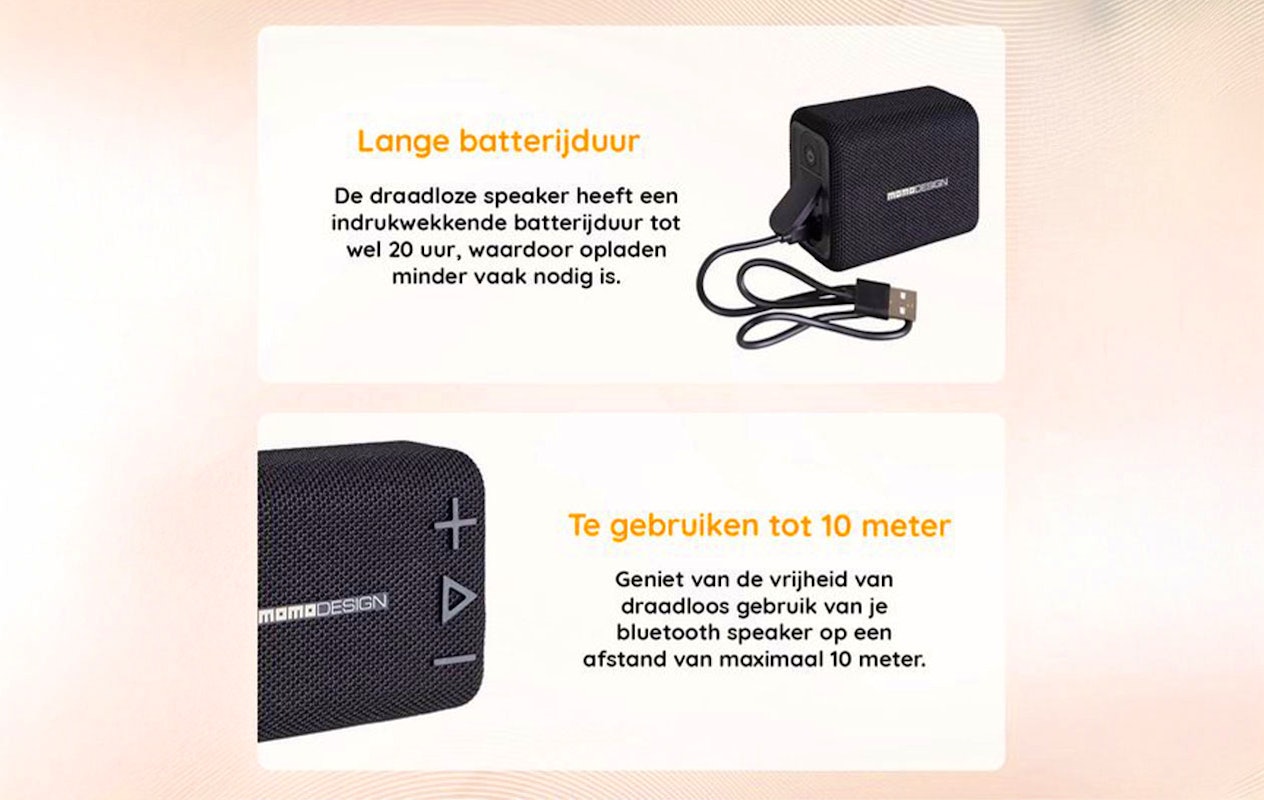 Enceinte Bluetooth Momo Design 5W