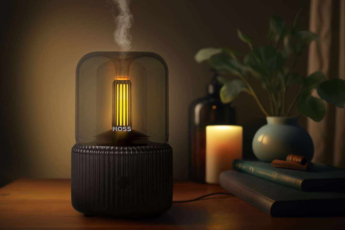 MOSS luchtbevochtiger & geur dispenser