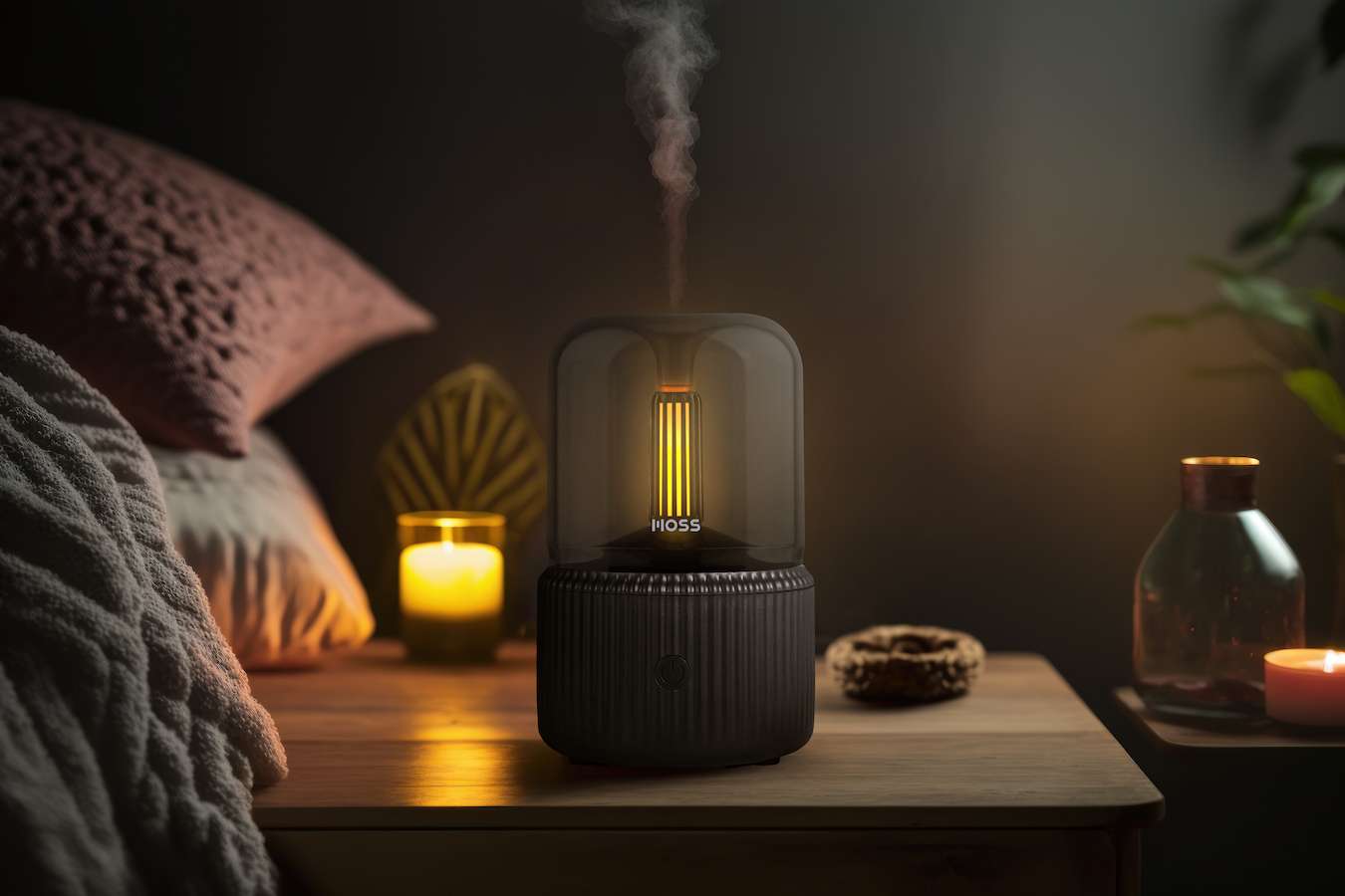 MOSS luchtbevochtiger & geur dispenser