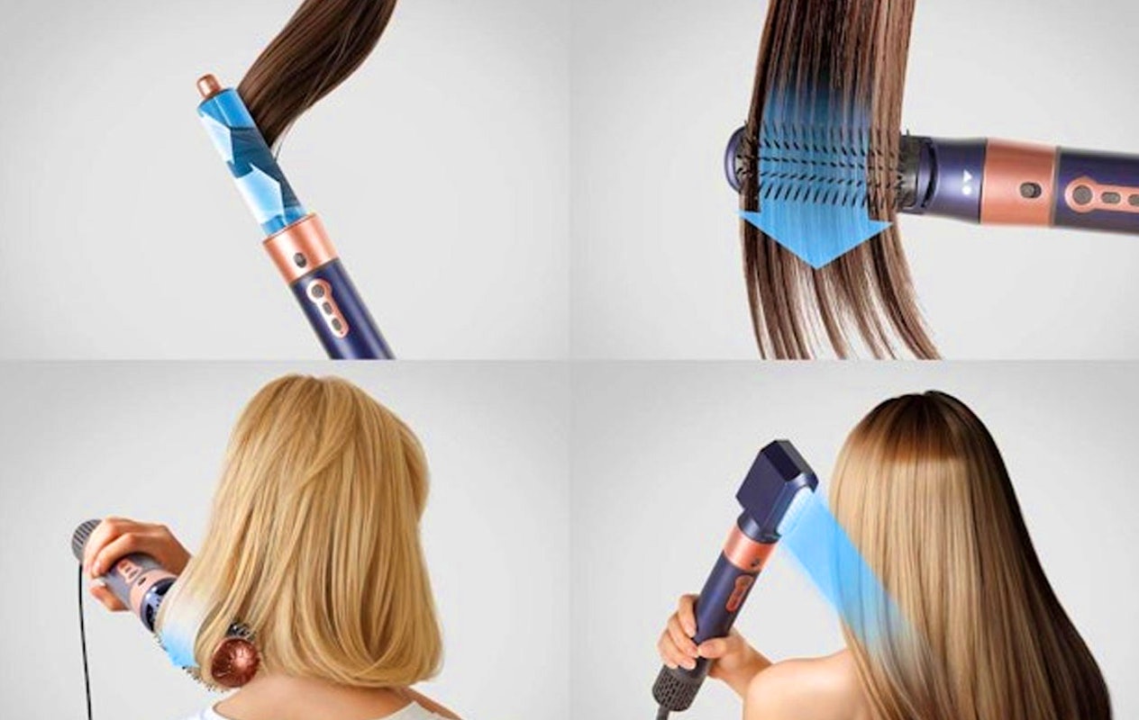 Hyundai Electronics – Multi-styler électrique 5-en-1 avec coffret de rangement