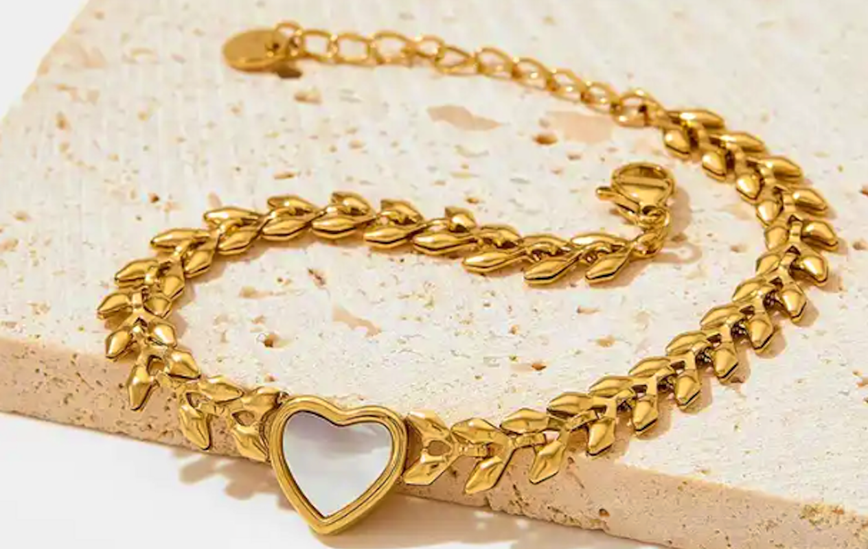Goud vergulde ketting met hanger | Goud Vergulde Kettingen Goud vergulde ketting met hanger | Goud Vergulde Kettingen