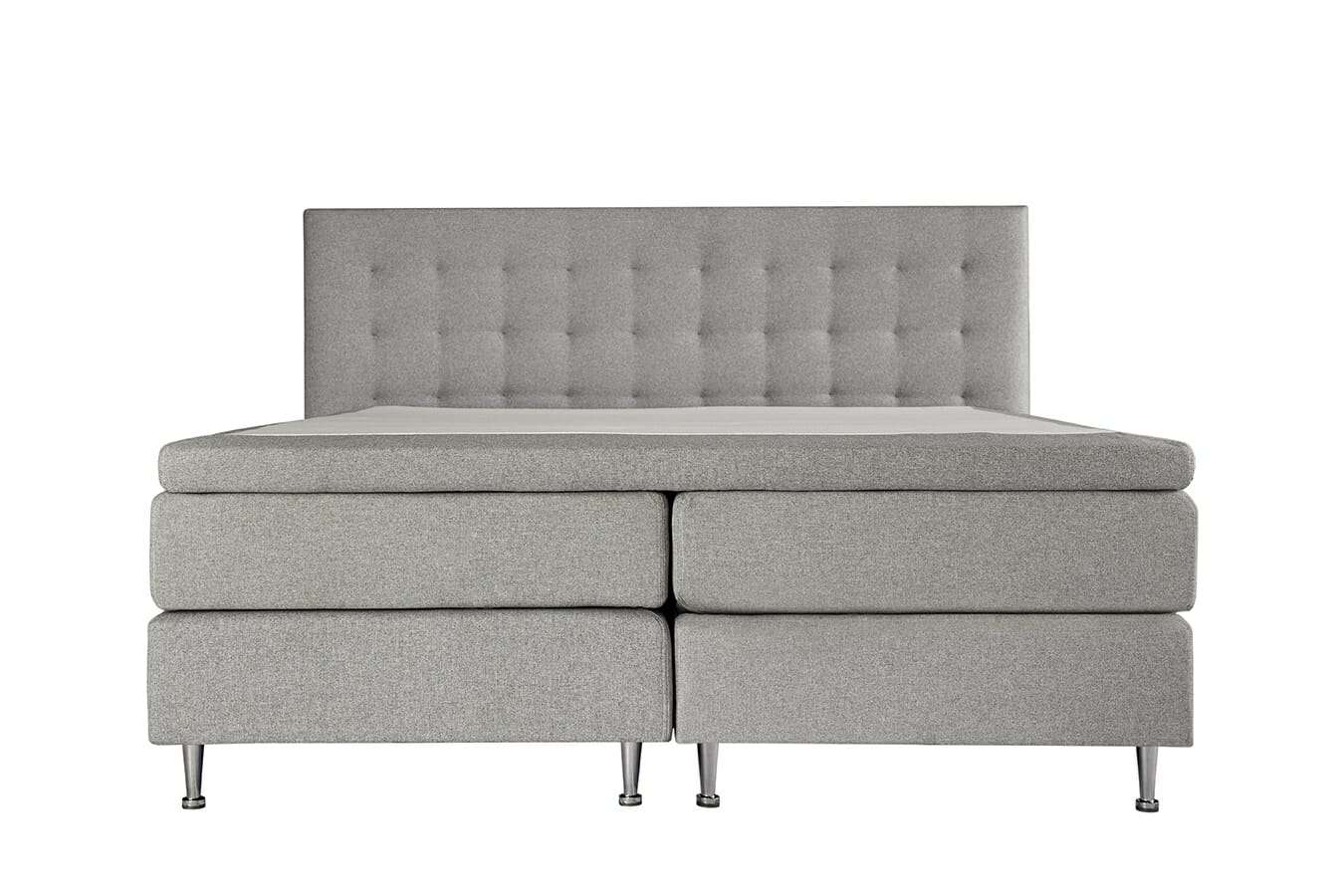 Larson - Boxspring Oslo - Lichtgrijs - 160x200