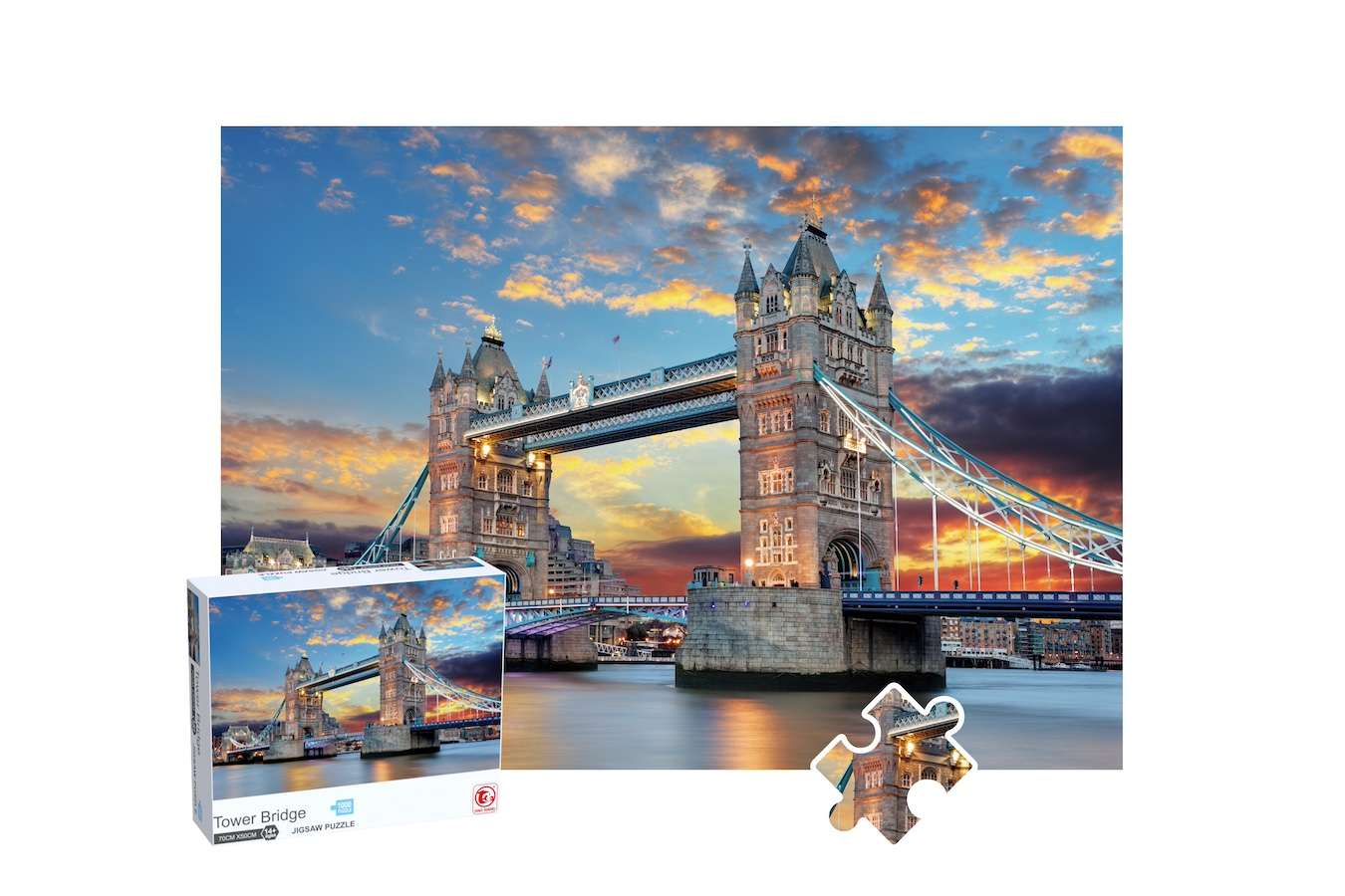 Feel Home - Set van 3 Puzzels - Wereldstad Editie