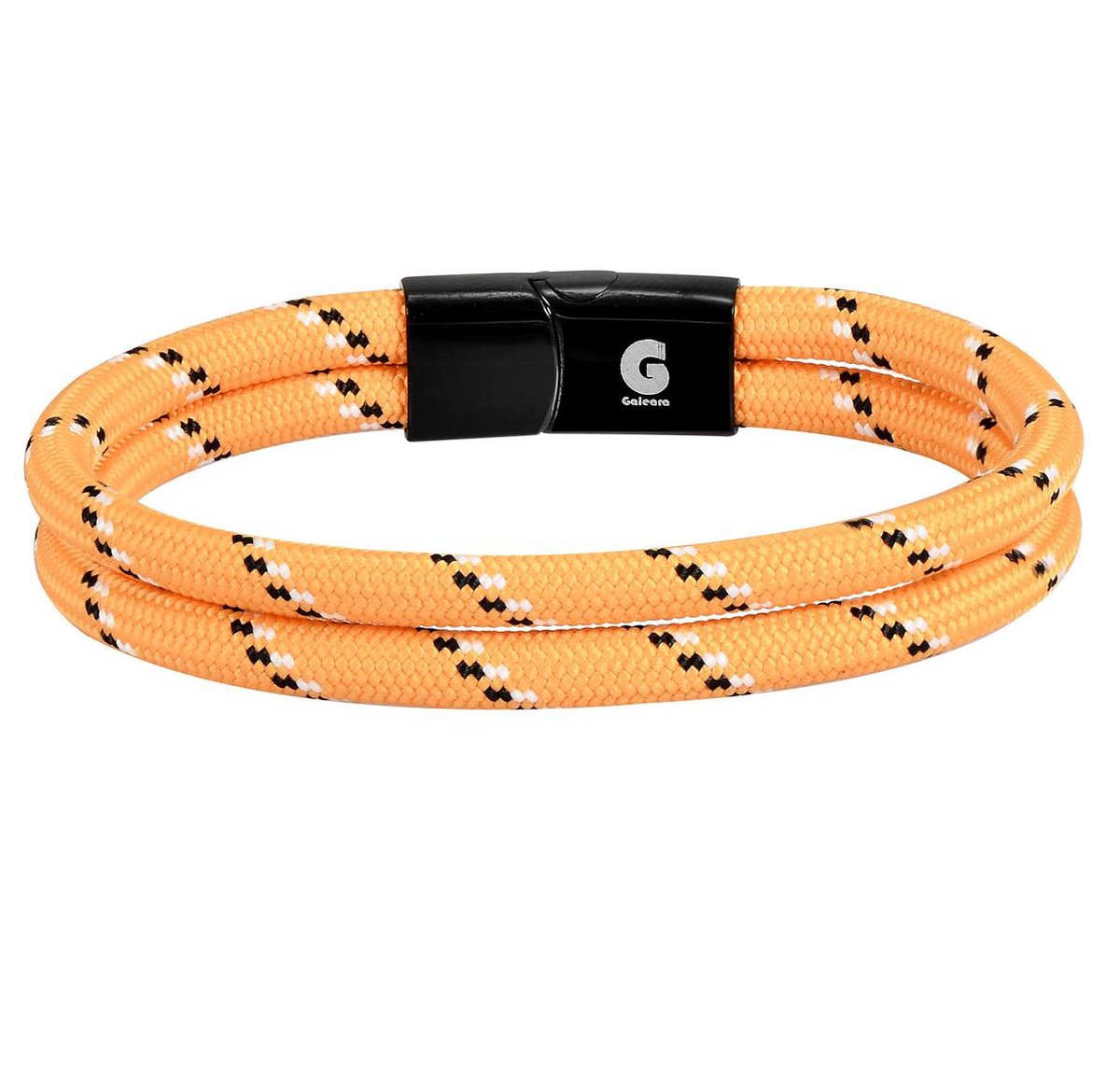 Touw armband oranje S