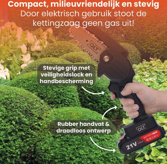 QLT elektrische mini kettingzaag