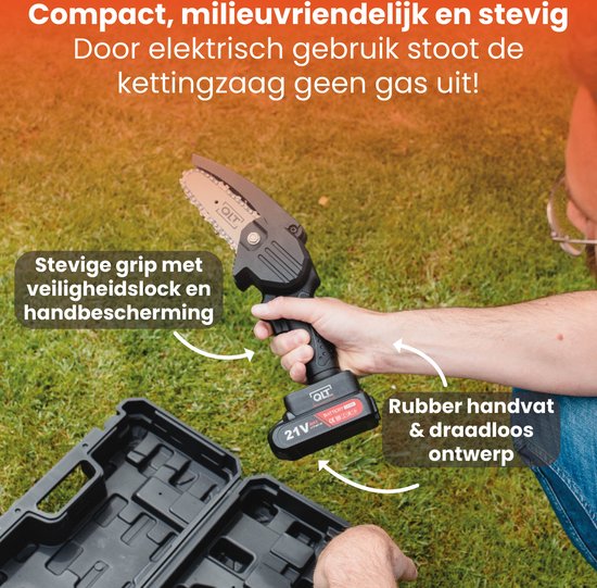 QLT elektrische mini kettingzaag