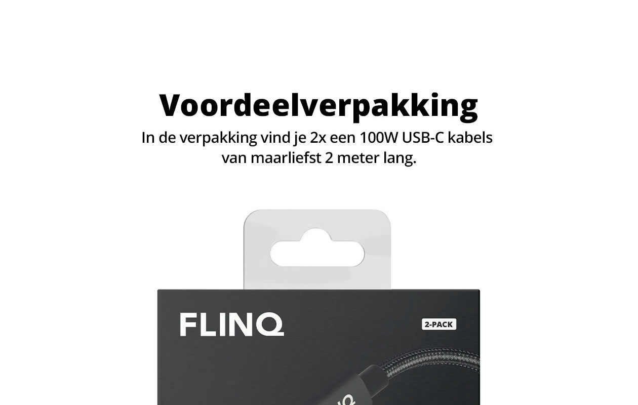USB-C kabel 2 stuks