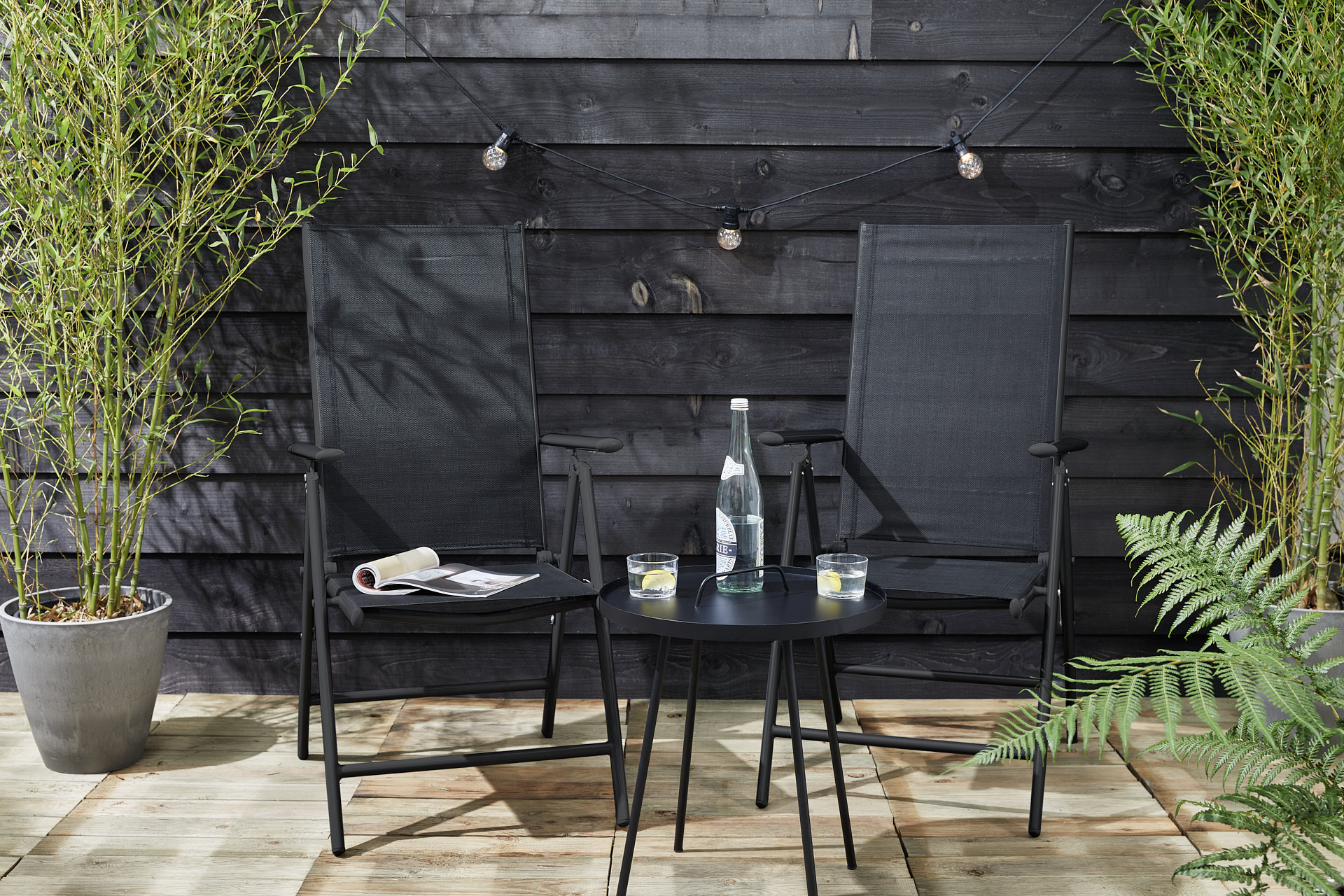 909 Outdoor Aluminium Tuinstoel - Set van 2