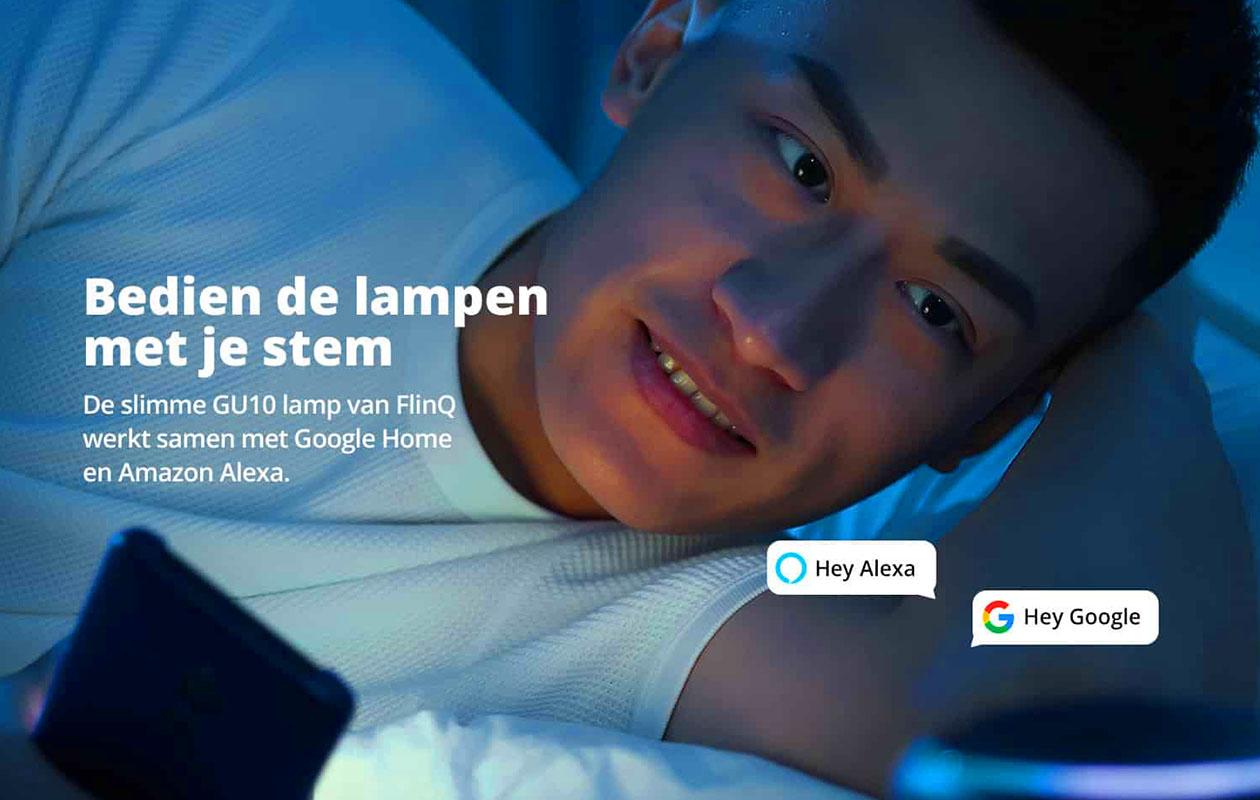 FlinQ Smart Indoor GU10 Spots 2-pack