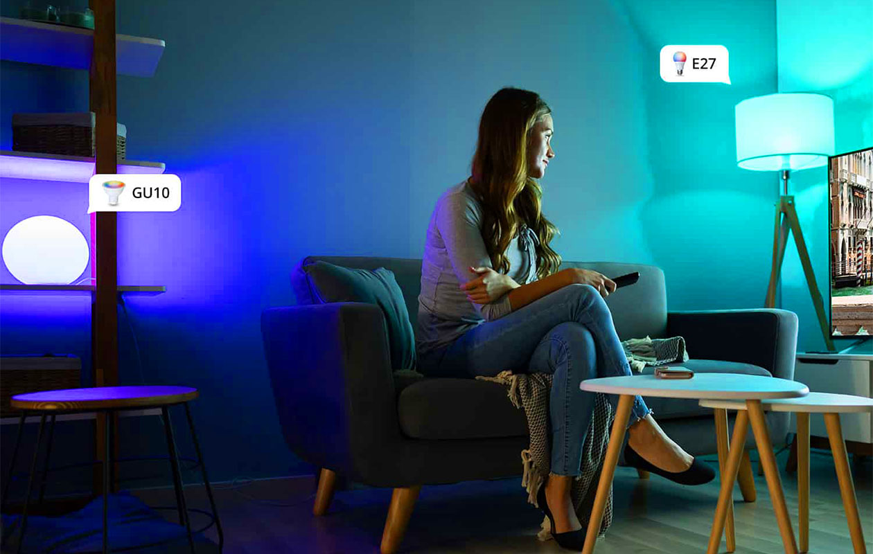 FlinQ Smart Indoor GU10 Spots 2-pack