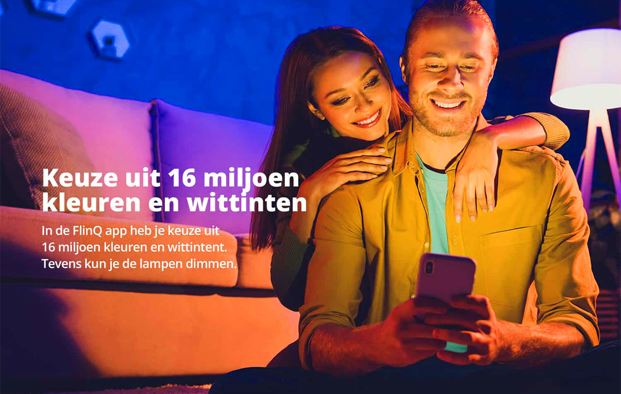 FlinQ Smart Indoor GU10 Spots 2-pack