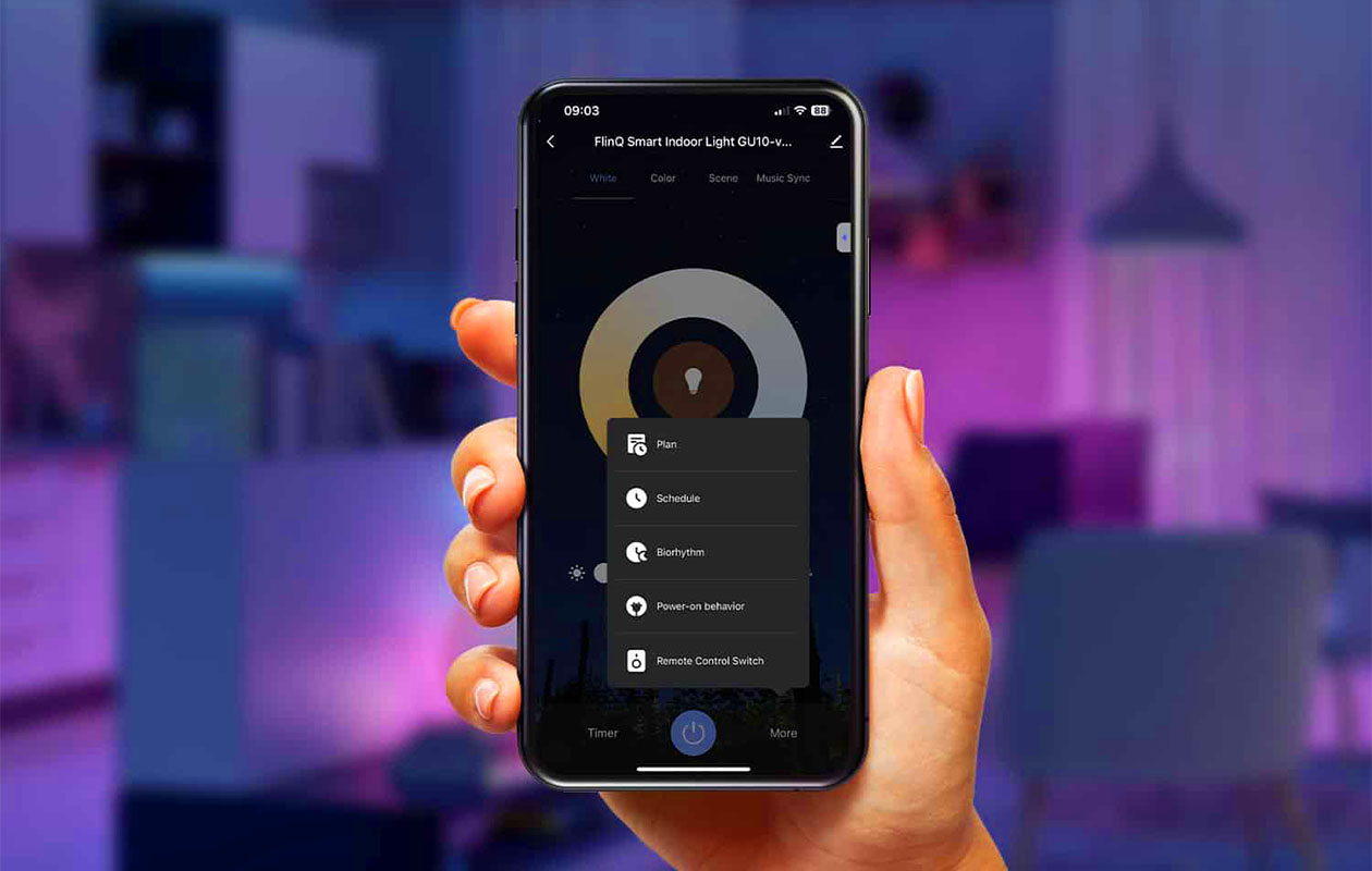FlinQ Smart Indoor GU10 Spots 2-pack