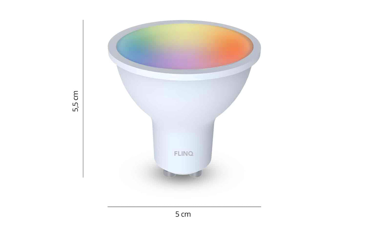 FlinQ Smart Indoor GU10 Spots 2-pack