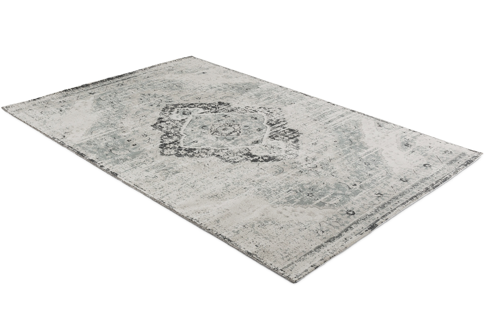 Lifa Living aqua vintage vloerkleed 80x150