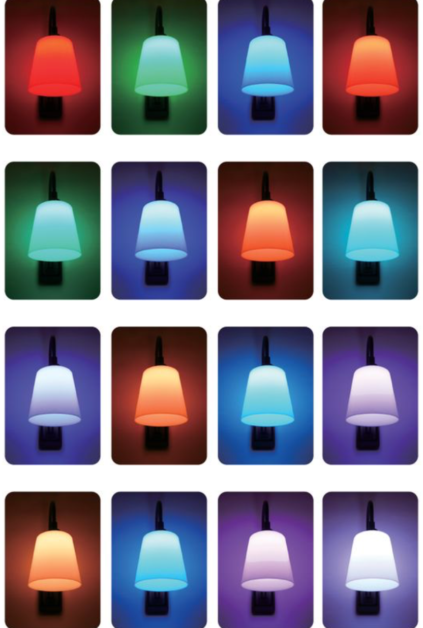 Nexxt kleurrijke muurlamp